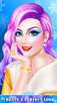 Makeup Girl Winter Beauty Spa - Screenshot 1