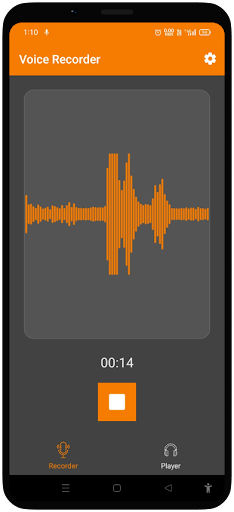 Voice Recorder Screen 3