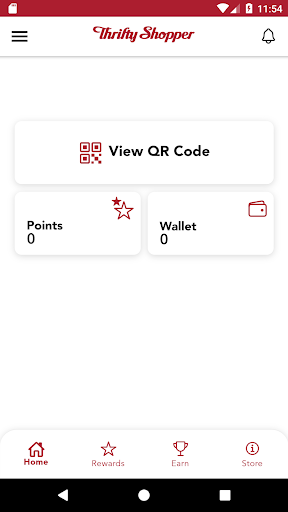 Android application Thrifty Shopper Rewards screenshort