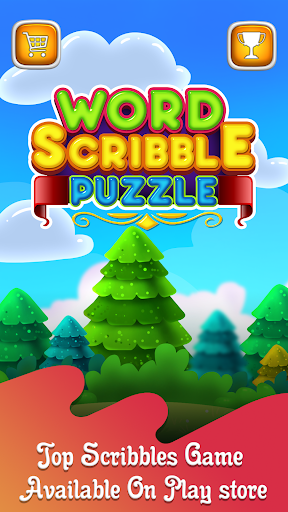 Android application WORD SCRIBBLE PUZZLE screenshort