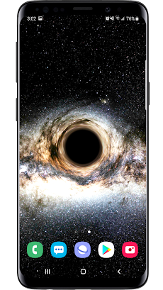 Black Hole 3D Live Wallpaperのおすすめ画像1