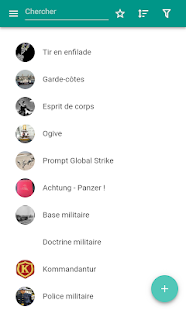 Aperçu de l'application