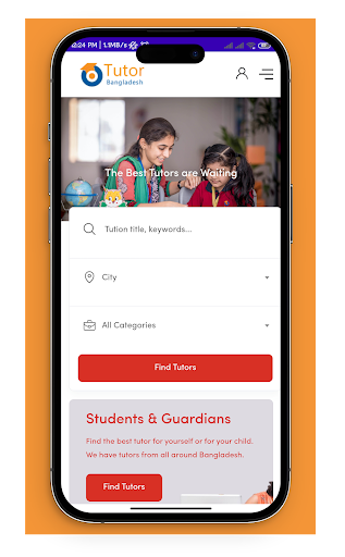 Android application oTutor Bangladesh screenshort