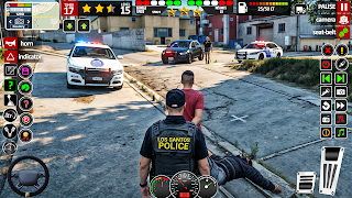 US Police Games Car Games 3D - Screenshot 1