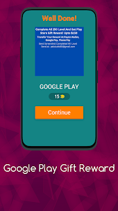 Google Play Gift Reward
