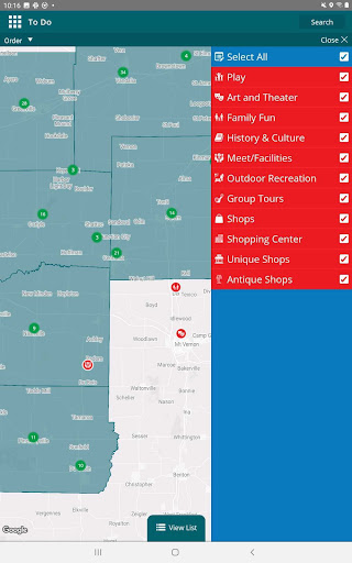 Screenshot of Discover Downstate Illinois