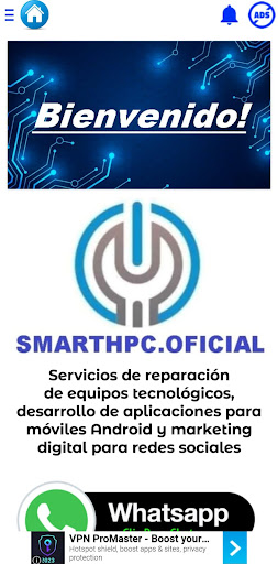 Android application Smarthpc screenshort