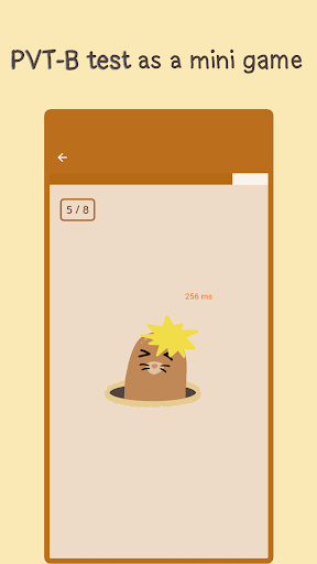 Whac-A-Mole PVT-B Sleep Test Screen 2