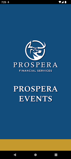 Android application Prospera Events screenshort