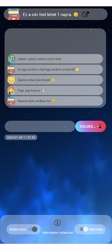 NoNameChat Screen 2