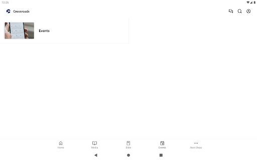 Screenshot of Crossroads Church GA