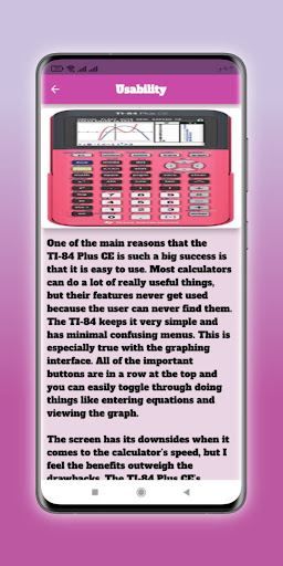 TI-84 Plus CE Color Guide Screen 2