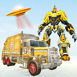 Garbage Robot Truck War Game icon