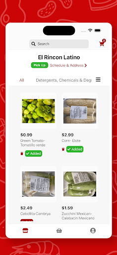 Rincon Latino App Screen 2