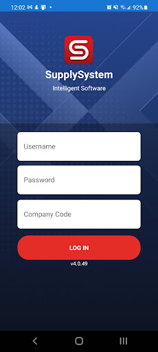 Android application SupplyMobile™ screenshort
