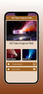 HD Video Projector Wall Guide