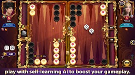 screenshot of Cafe Backgammon: Board Game