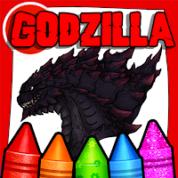 Coloring Godzilla : King of the Monsters