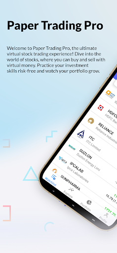 Android application Paper Trading Pro screenshort