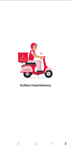 Android application Sciflare Food Delivery screenshort