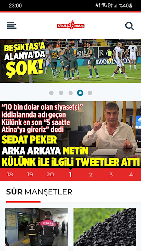 Android application Kanal Maraş screenshort