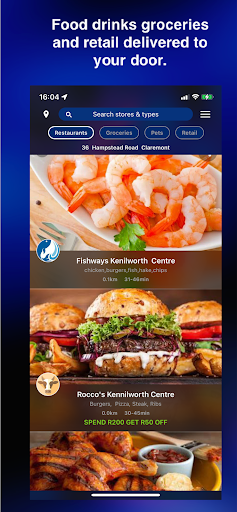 Android application doorbell Food Groceries Retail screenshort