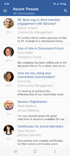 KNN Online Community Screen 2
