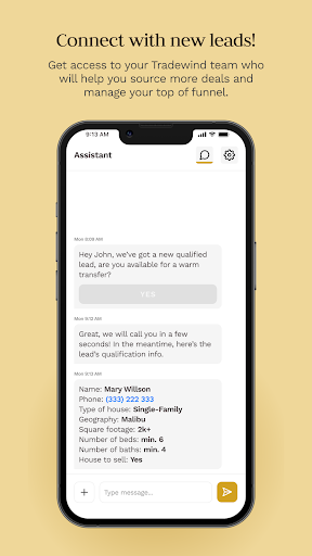 Tradewind Messenger Screen 2