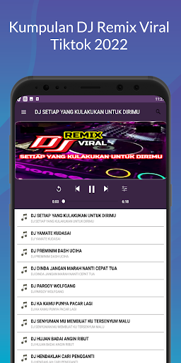 Android application DJ Setiap yang kulakukan untuk screenshort