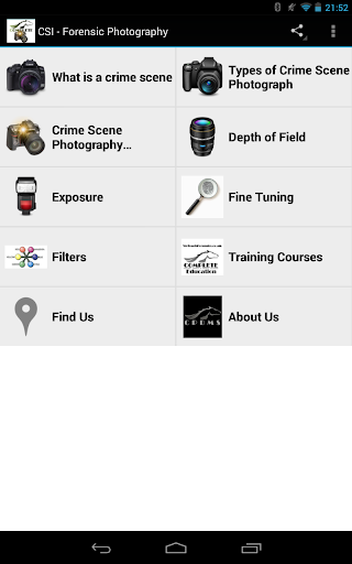 CSI - Forensic Photography