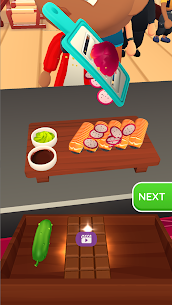 Sushi Roll 3D – Cooking ASMR Game MOD APK 1.8.5 (Unlimited Money) 7