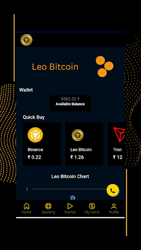Android application Leo Bitcoin screenshort