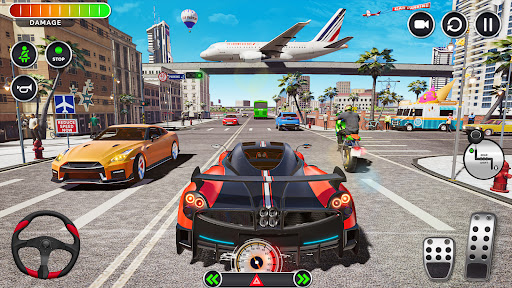 Android application Car Games: City Driving School screenshort