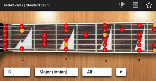 Android application GuitarScales screenshort