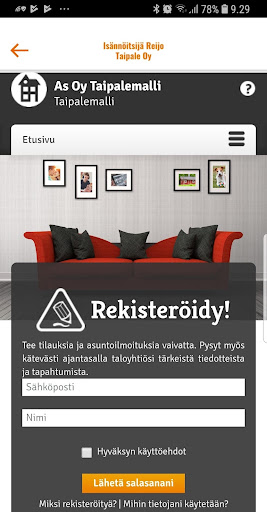 Android application Reijo Taipale screenshort