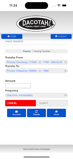 Dacotah Federal Credit Union Screen 3