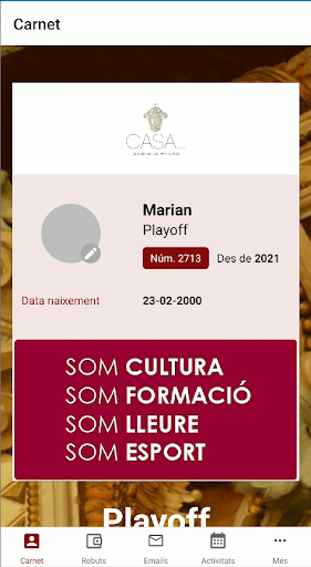 Android application Casal Vilafranca screenshort