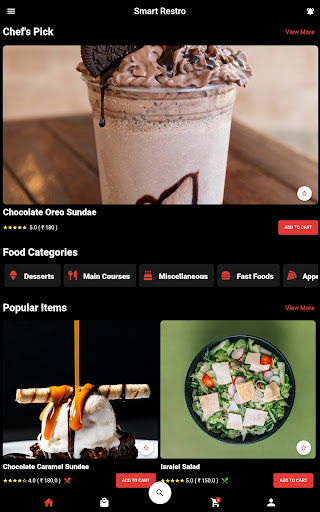 Android application Smart Restro screenshort