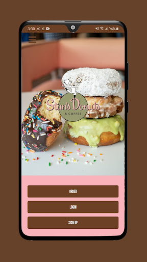 Android application Stan's Donuts & Coffee screenshort