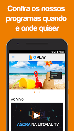 Android application Litoral TV Play screenshort