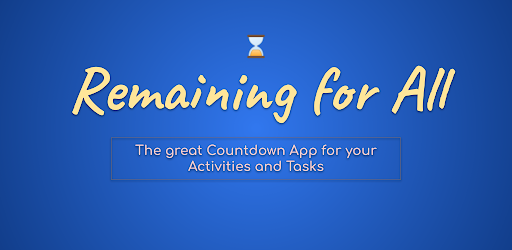 Remaining for All Countdown up