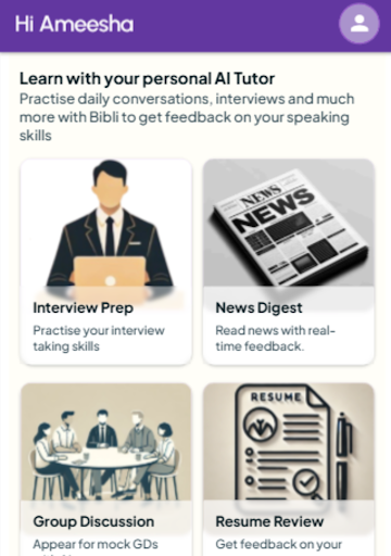 Bibli - AI English Tutor screenshot 18