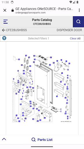SmartHQ Service Screen 3