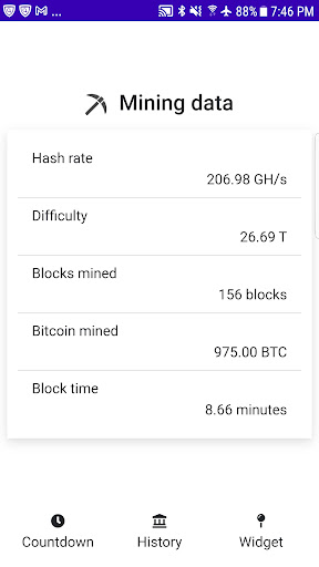 Bitcoin Halving Countdown Screen 2