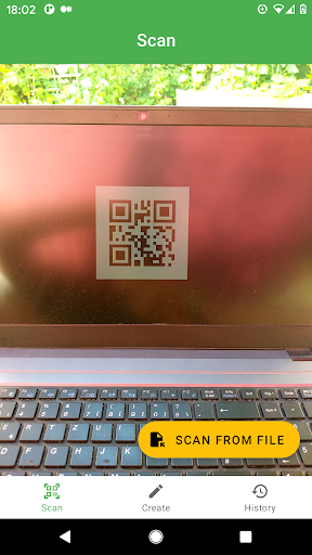 Android application QrEverywhere screenshort
