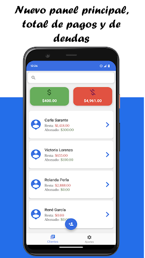 Android application Fiado App screenshort