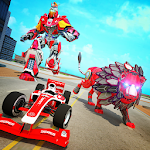 Cover Image of Download Lion Transform War Robot Hero: Formula Car Game 1.1.3 APK
