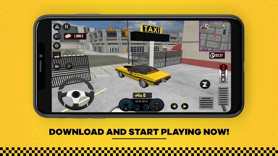 لعبة سيارة أجرة محاكي قيادة السيارة 5