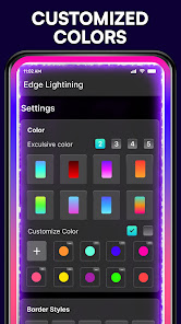 Screenshot 13 Iluminación  Borde - Luz Borde android