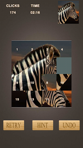 Slide Picture Puzzle Game Screen 3